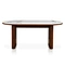 Dark wood dining table